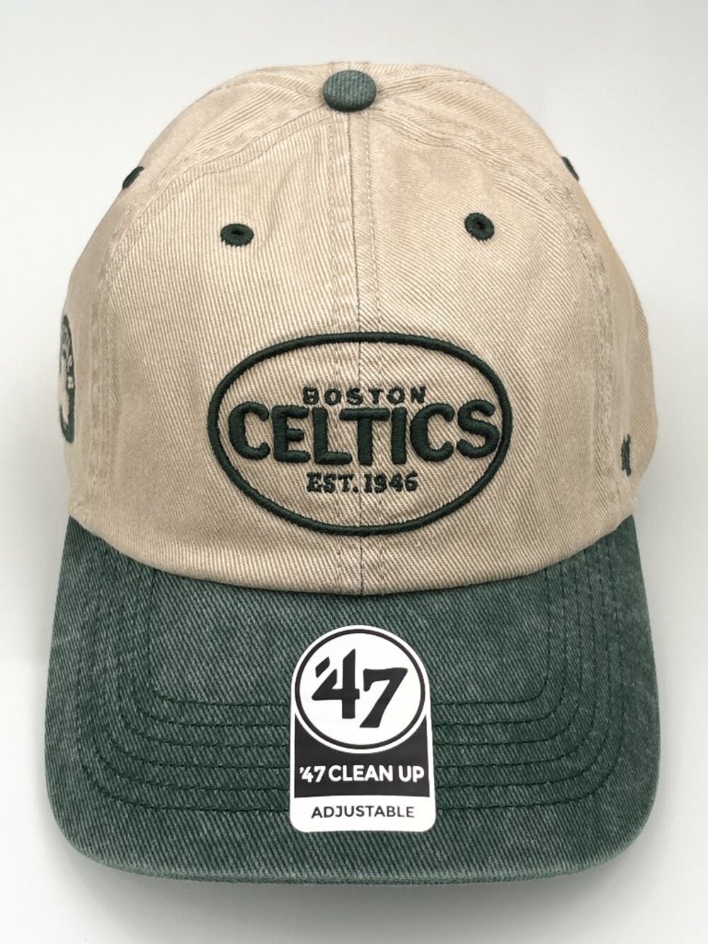 '47 Brand Boston Celtics Clean Up Outdoorsman Breaking Trail Strapback Hat NWT